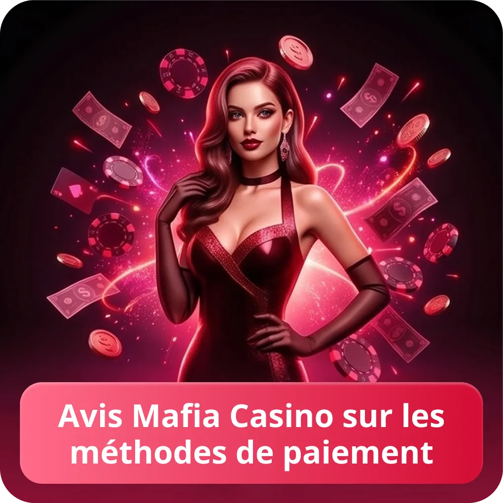 Avis Mafia Casino sur les méthodes de paiement